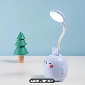 Charming Blue Bunny Kids Night Lamp